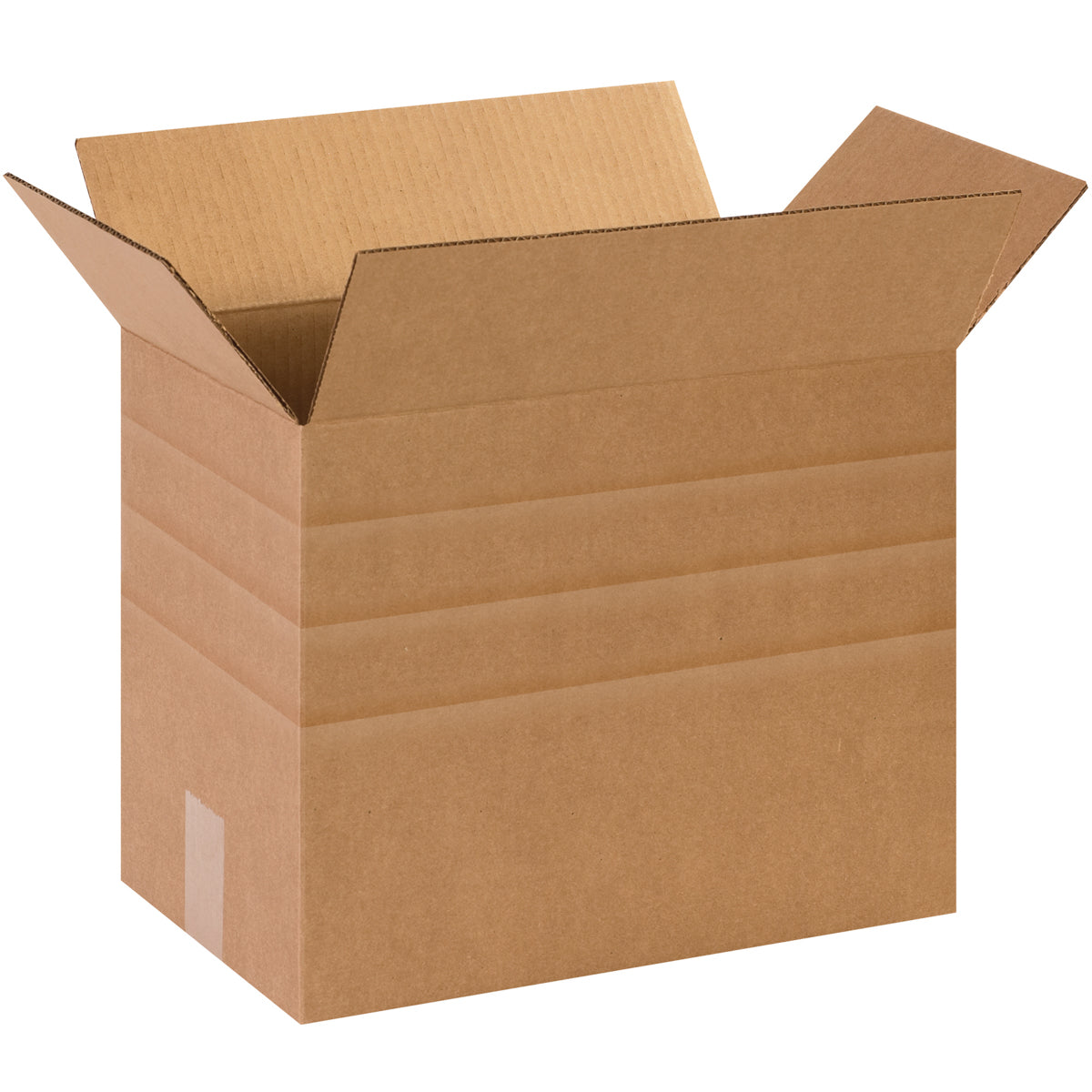 25/Bundle of 14 1/2 x 8 3/4 x 12 Multi - Depth Standard Brown Corrugated Boxes