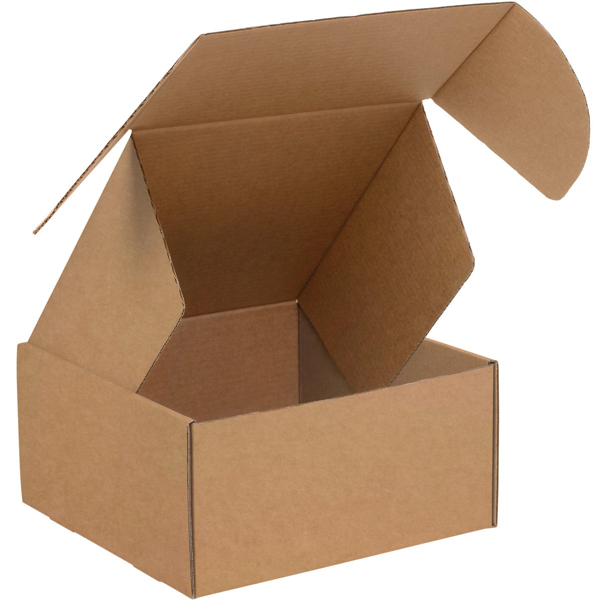 Deluxe 14 x 10 x 6 Brown Corrugated Literature Mailers Packed in Bundles of 50