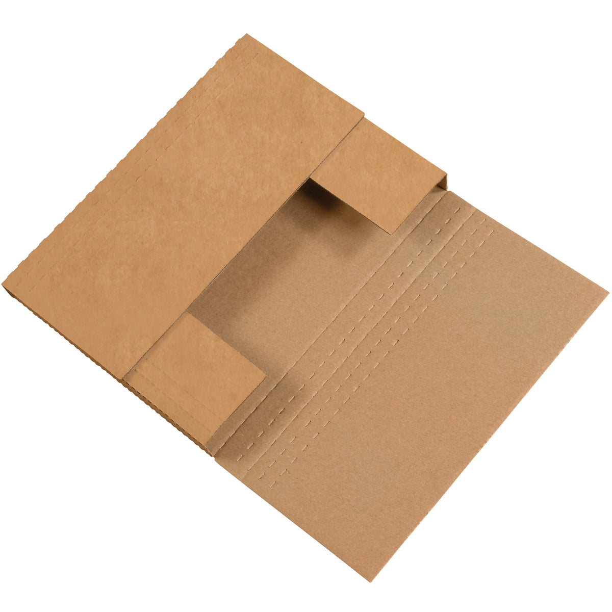 14 1/4 x 11 1/4 x 2 Kraft Flexible Easy - Fold Shipping Mailers, 50 per Bundle