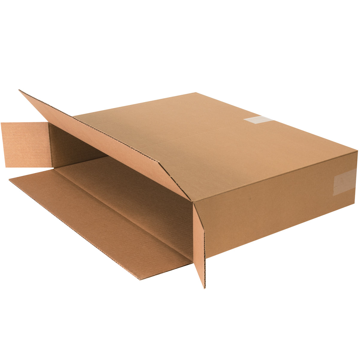 Bundle of 10 Heavy - Duty 24x6x18 Side - Loading Brown Corrugated Boxes