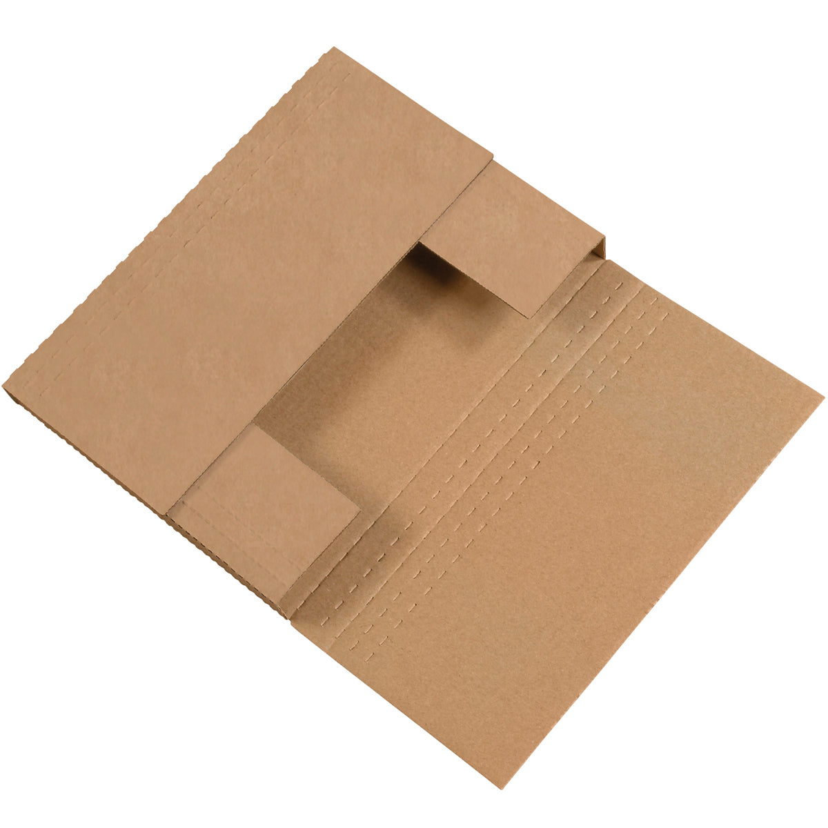 Bundle of 50 Kraft Easy-Fold Mailers with Dimensions 15 x 11 1/8 x 6