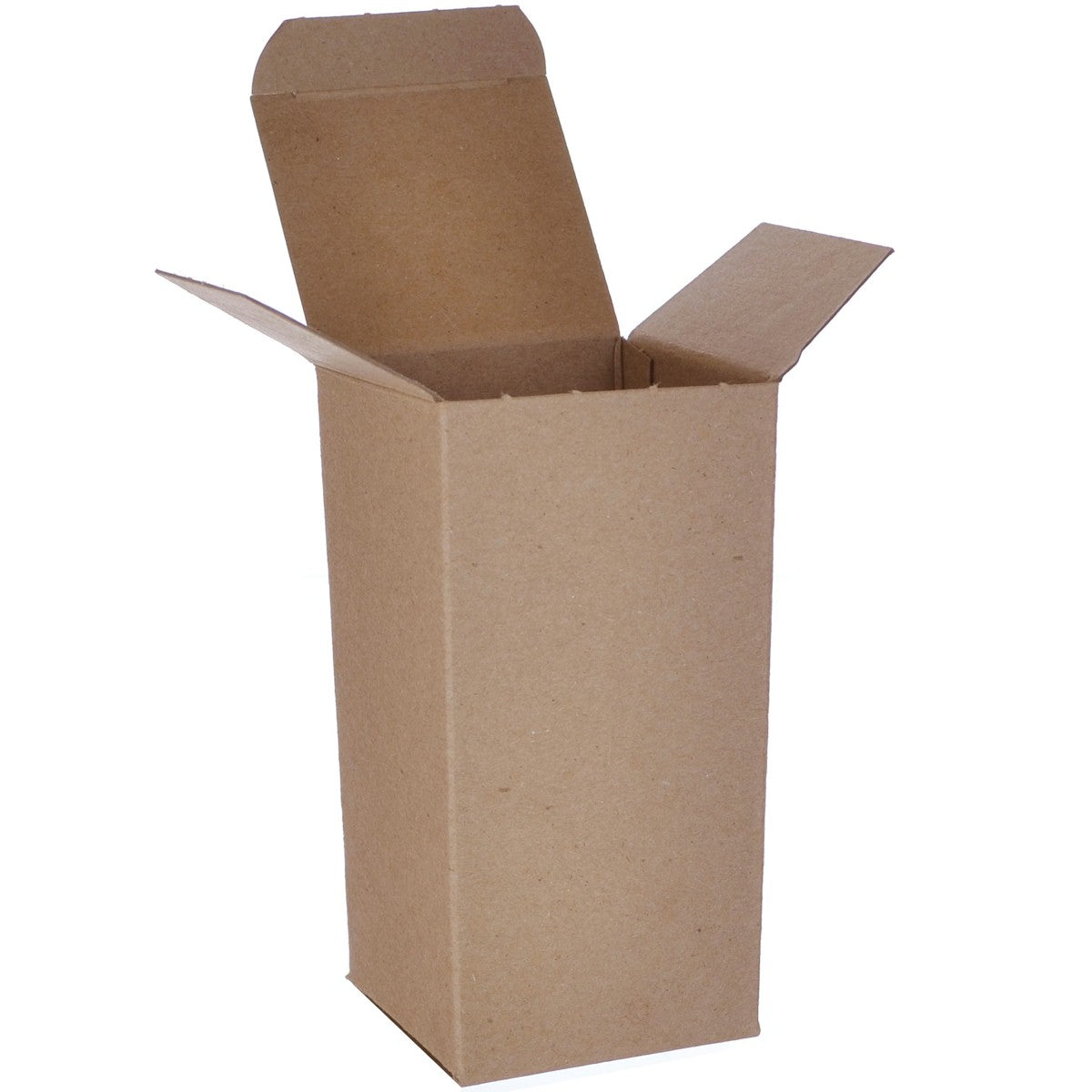 250/Case, 3x3x6 Brown 24pt Single-piece Foldable Chipboard Carton