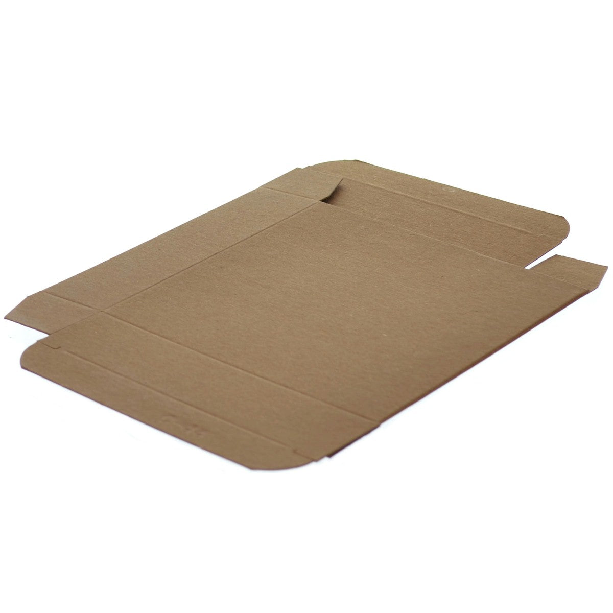 250/Case 4 13/16 x 1 1/4 x 4 13/16 Brown 24pt Single-piece Chipboard Folding Carton