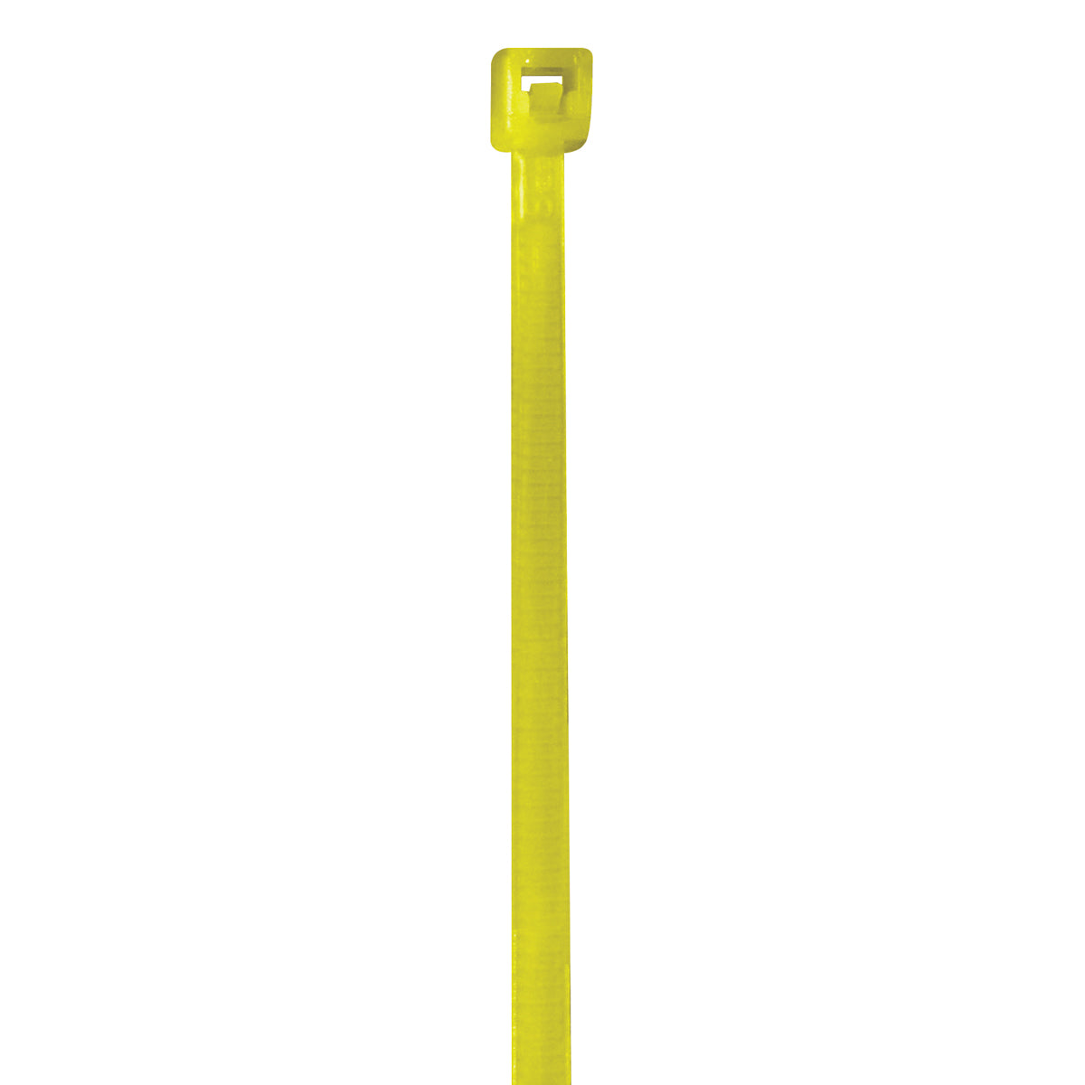 High - Quality Fluorescent Yellow Cable Ties with 50 lb Tensile Strength, Packed 1000 per Case
