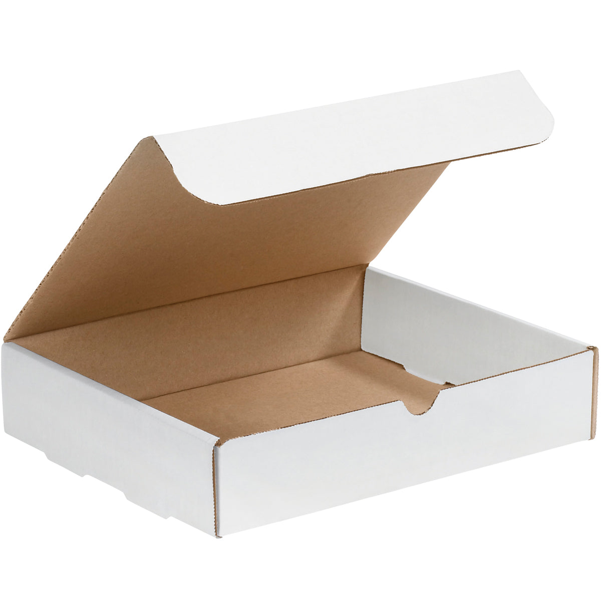 50-Piece Bundle of 11 1/8 x 8 3/4 x 2 5/16 Inches White Corrugated Literature Shipping Mailers