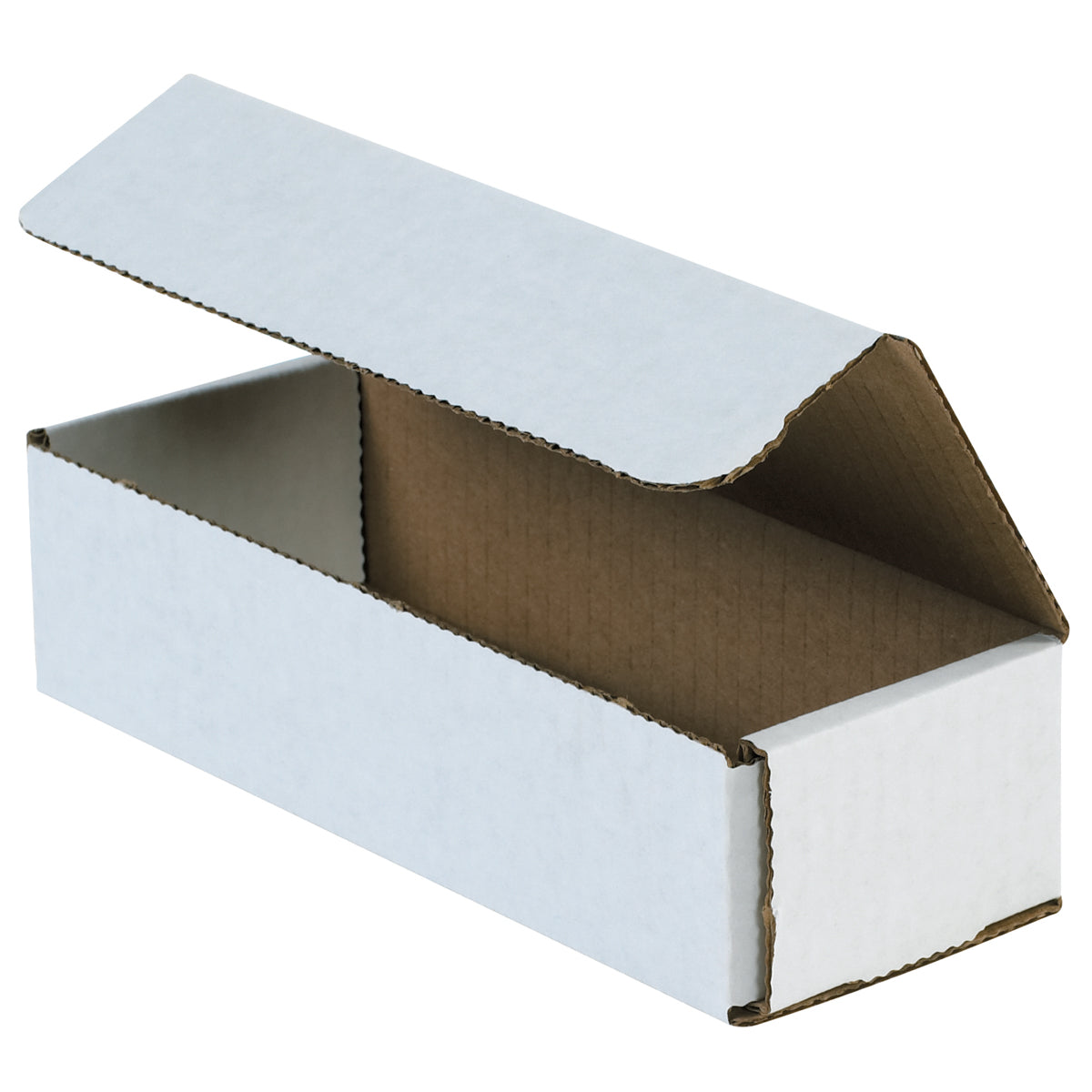 Bundle of 50, 14 x 6 x 4-inch White Corrugated Shipping Mailers