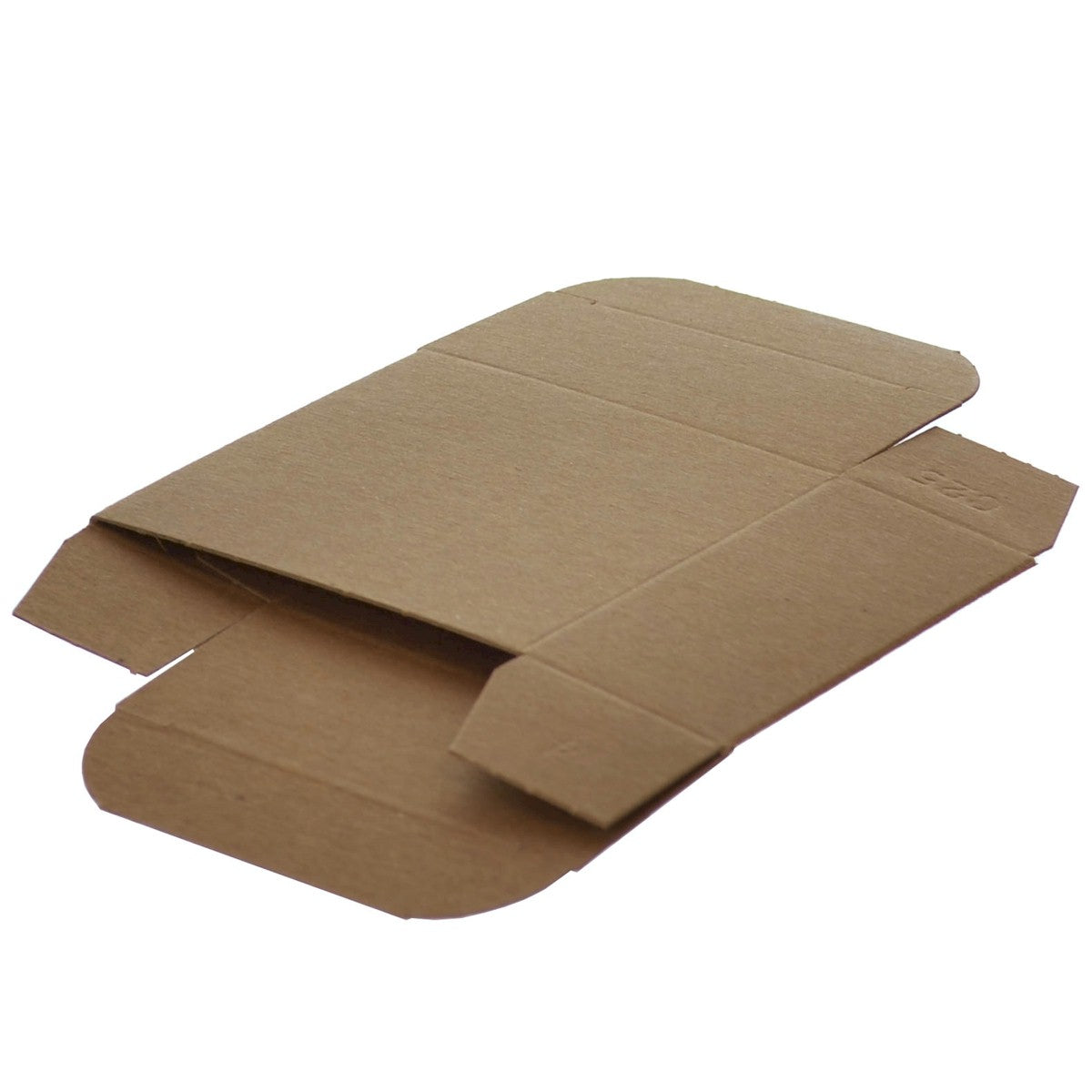 Case of 1000 Brown 3 x 1 5/16 x 3 24pt One-piece Folding Chipboard Cartons