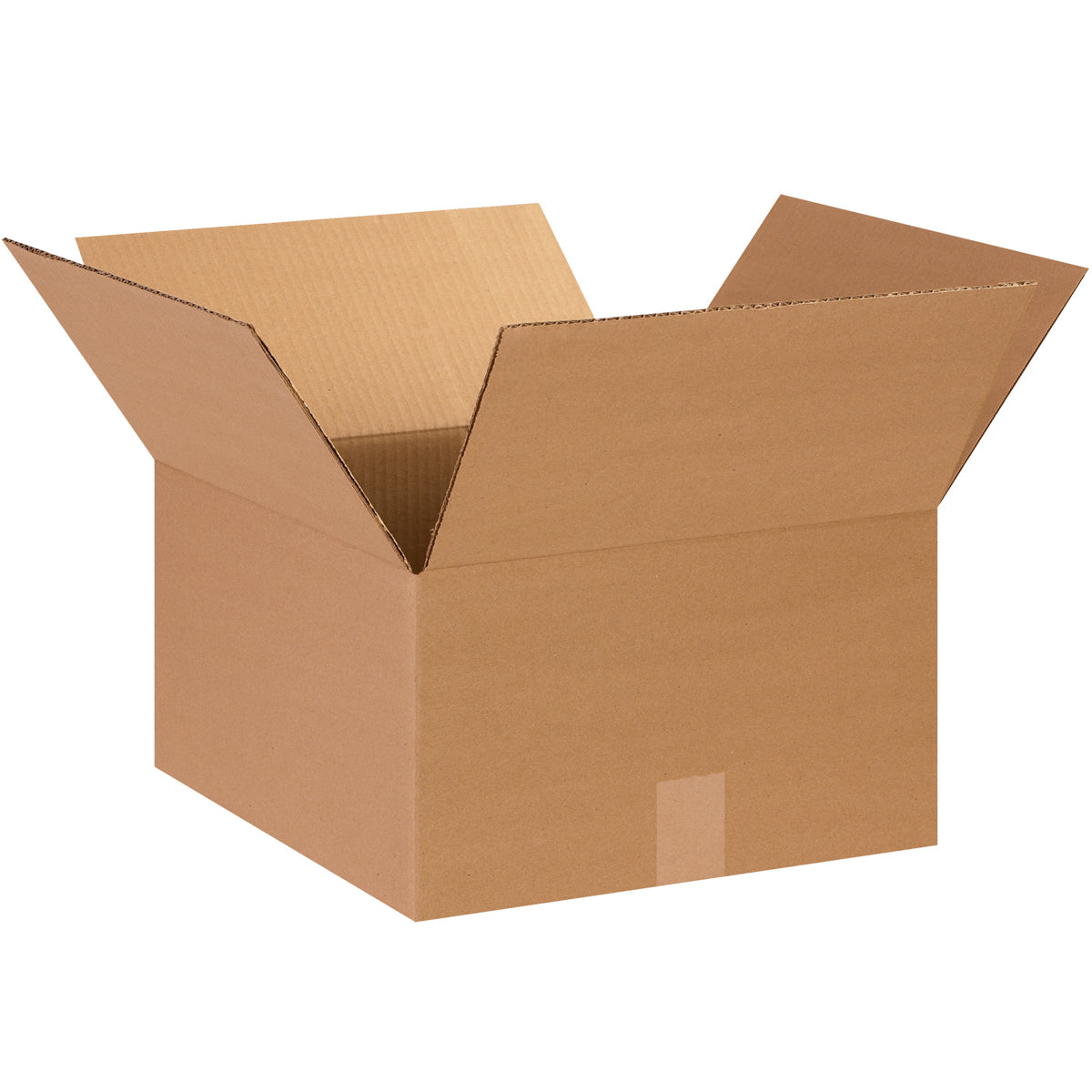 Bundle of 25 Brown Corrugated Boxes - 14x14x8 Dimensions