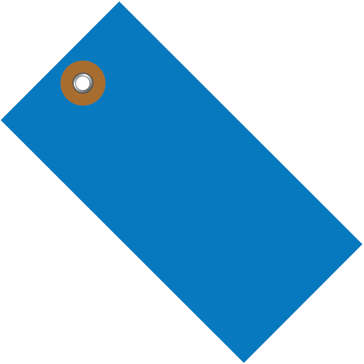 Case of 100, 4-3/4 x 2-3/8 Blue Tyvek Durable Shipping Tags