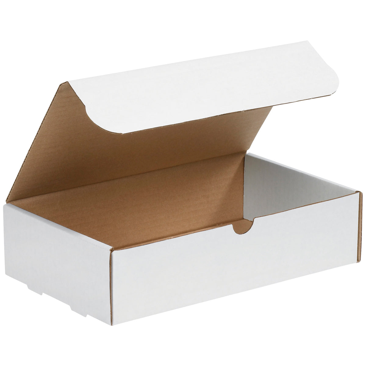 50-Pack of 15 1/8 x 11 1/8 x 5-Inch White Corrugated Literature Mailers for Professional Shipments