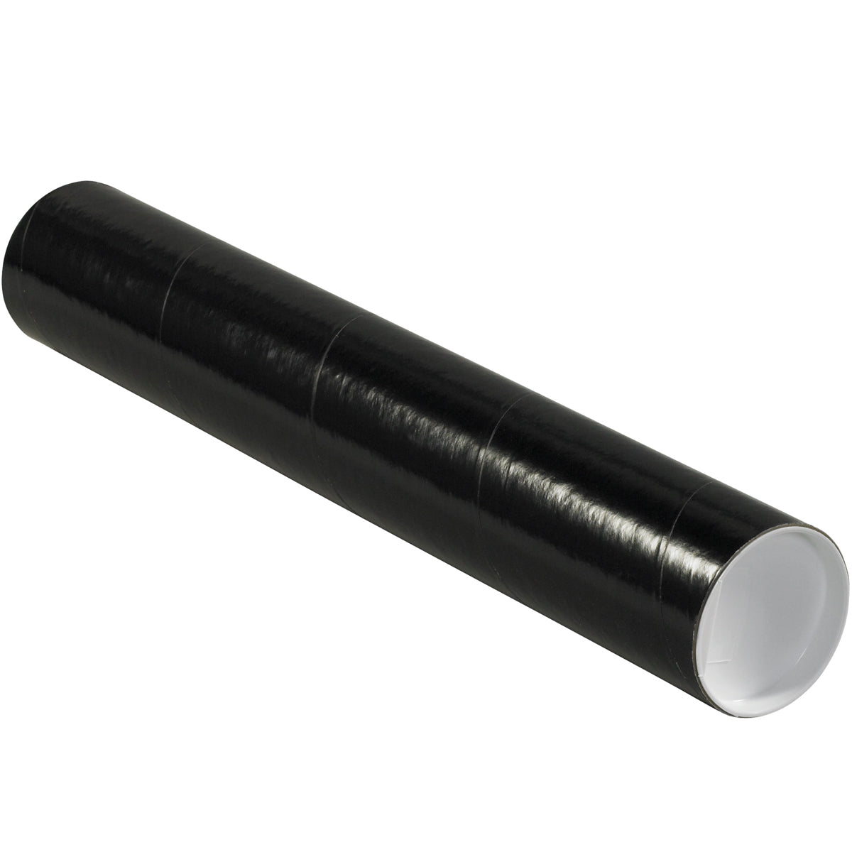 24/Case of 3 x 18 .070 Gauge Black Mailing Tubes with End Caps