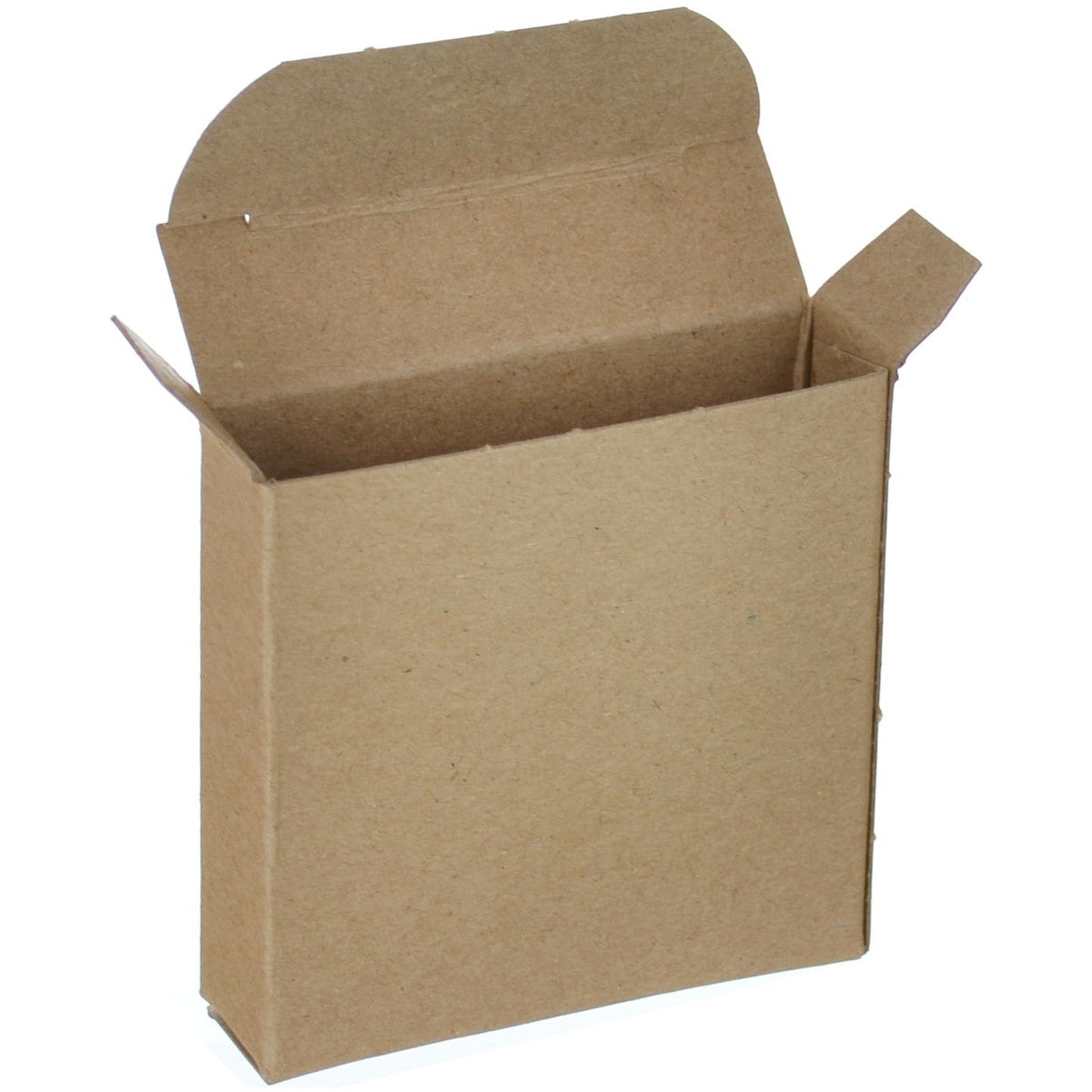 Case of 1000 Brown 3 x 7/8 x 3-inch 24pt Single-piece Chipboard Folding Cartons