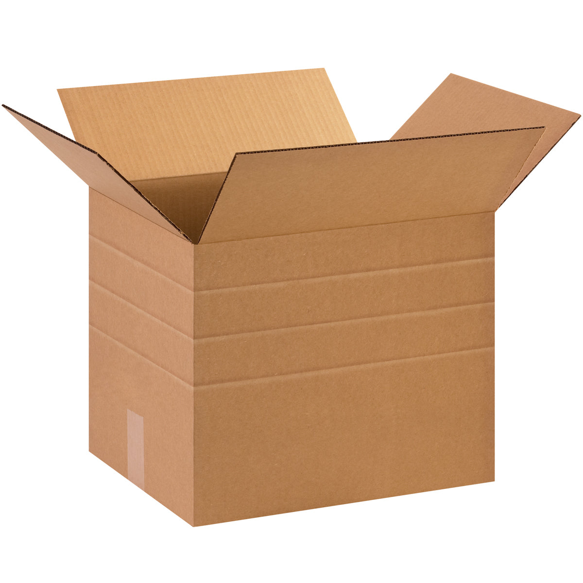 Bundle of 25 Multi - Depth Corrugated Boxes, 15 x 12 x 12 Dimensions