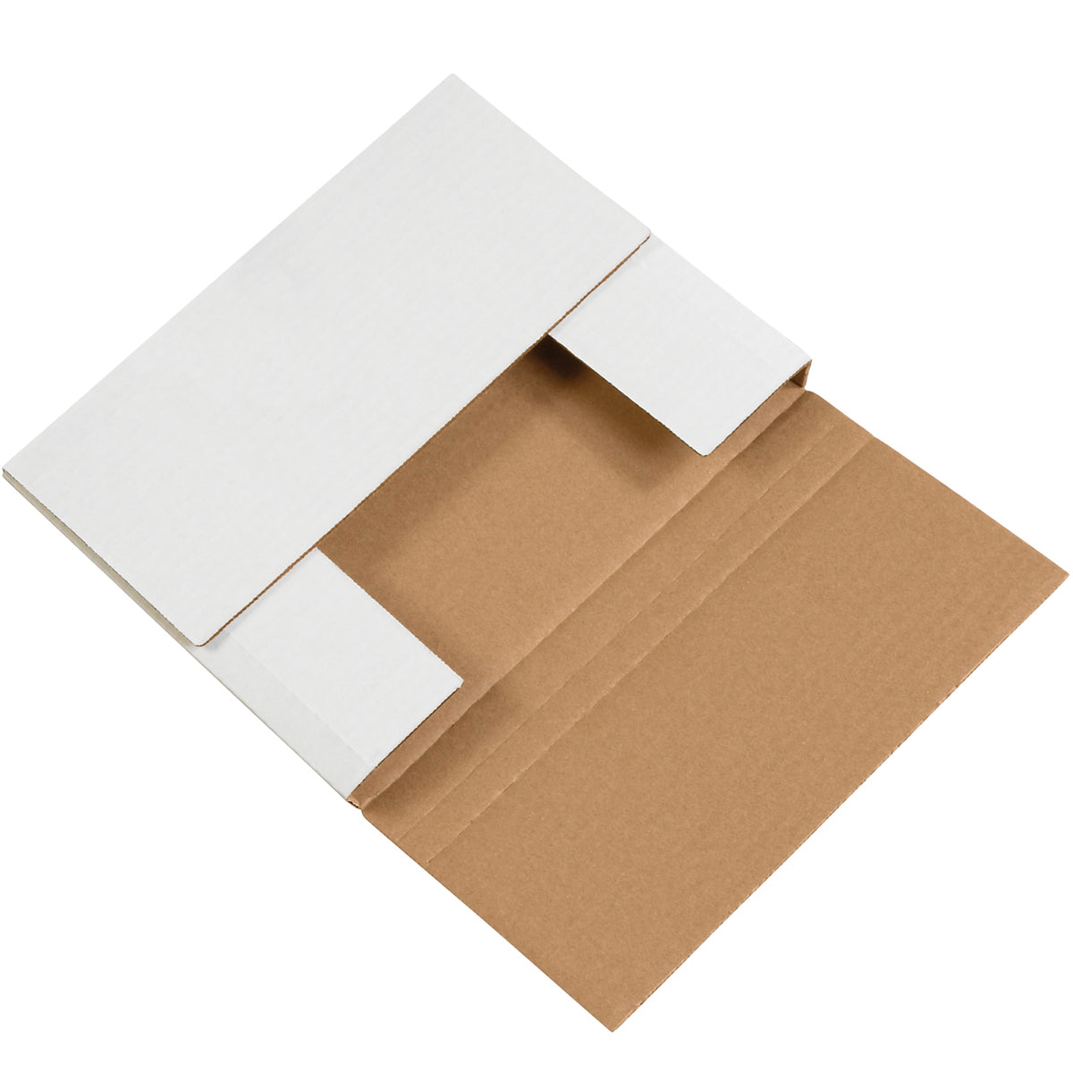50-Pack White Easy-Fold Mailers, 14 1/4 x 11 1/4 x 2