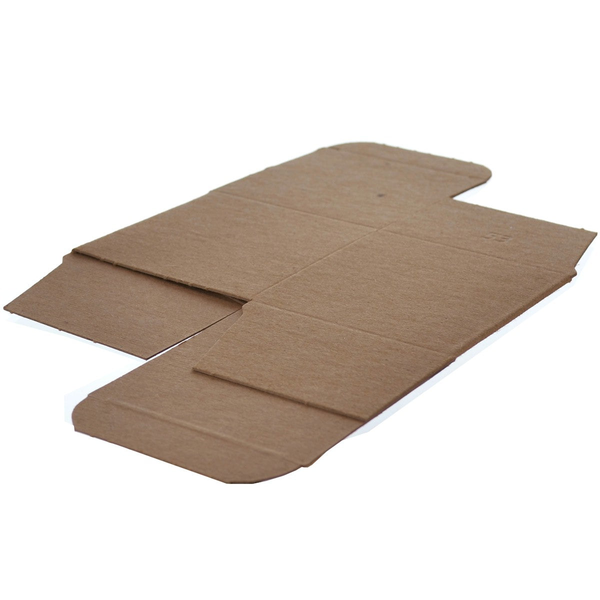 250-Piece Case of 3x3x3 Brown 24pt Single-Piece Chipboard Folding Cartons