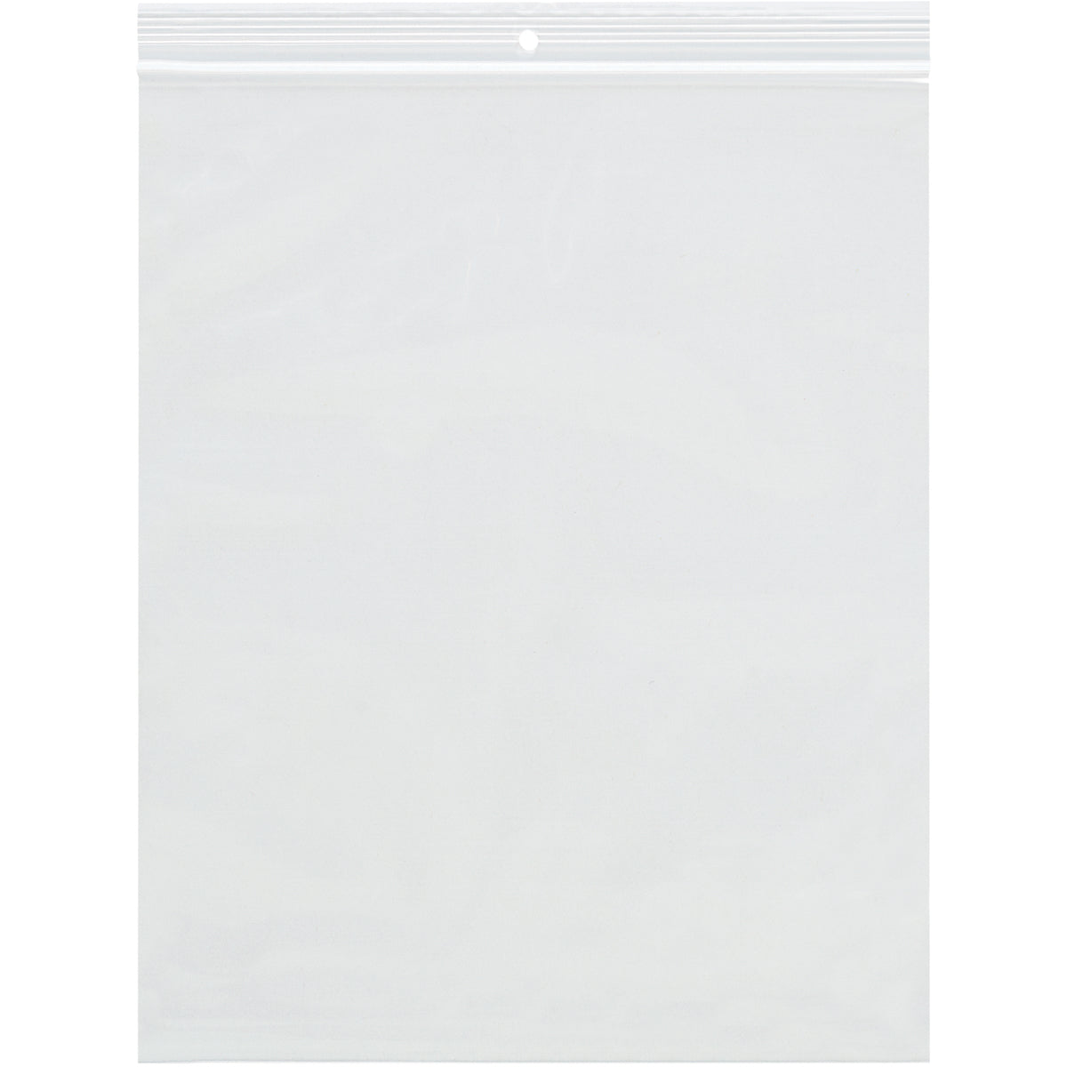 1000-Piece Case of 3 x 4-Inch (4 Mil) Resealable Polyethylene Plastic Bags with Hanging Hole for Retail Use