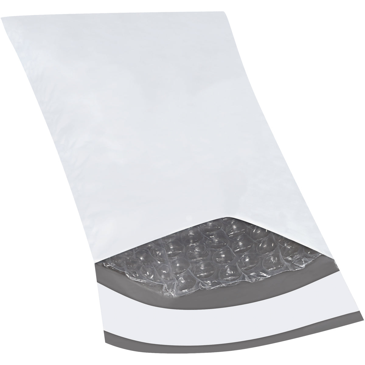 Case of 25 Self - Seal White Poly Bubble Mailers with 4 x 8 Dimensions (#000)