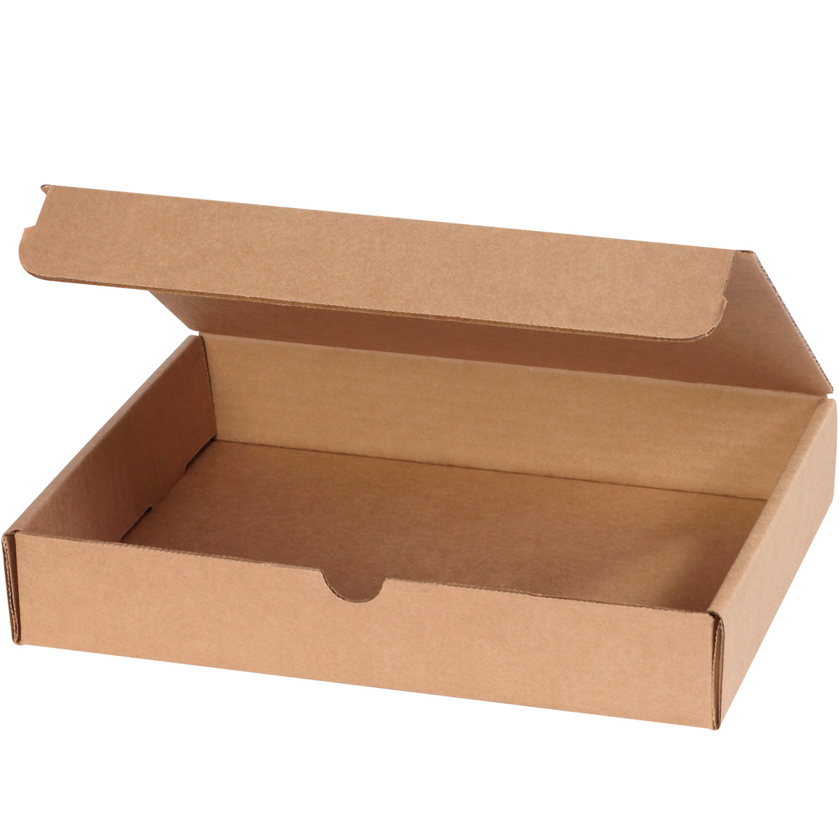 Bundle of 50 Brown Corrugated Literature Mailers with Dimensions 12 1/8 x 9 1/4 x 2 Inches