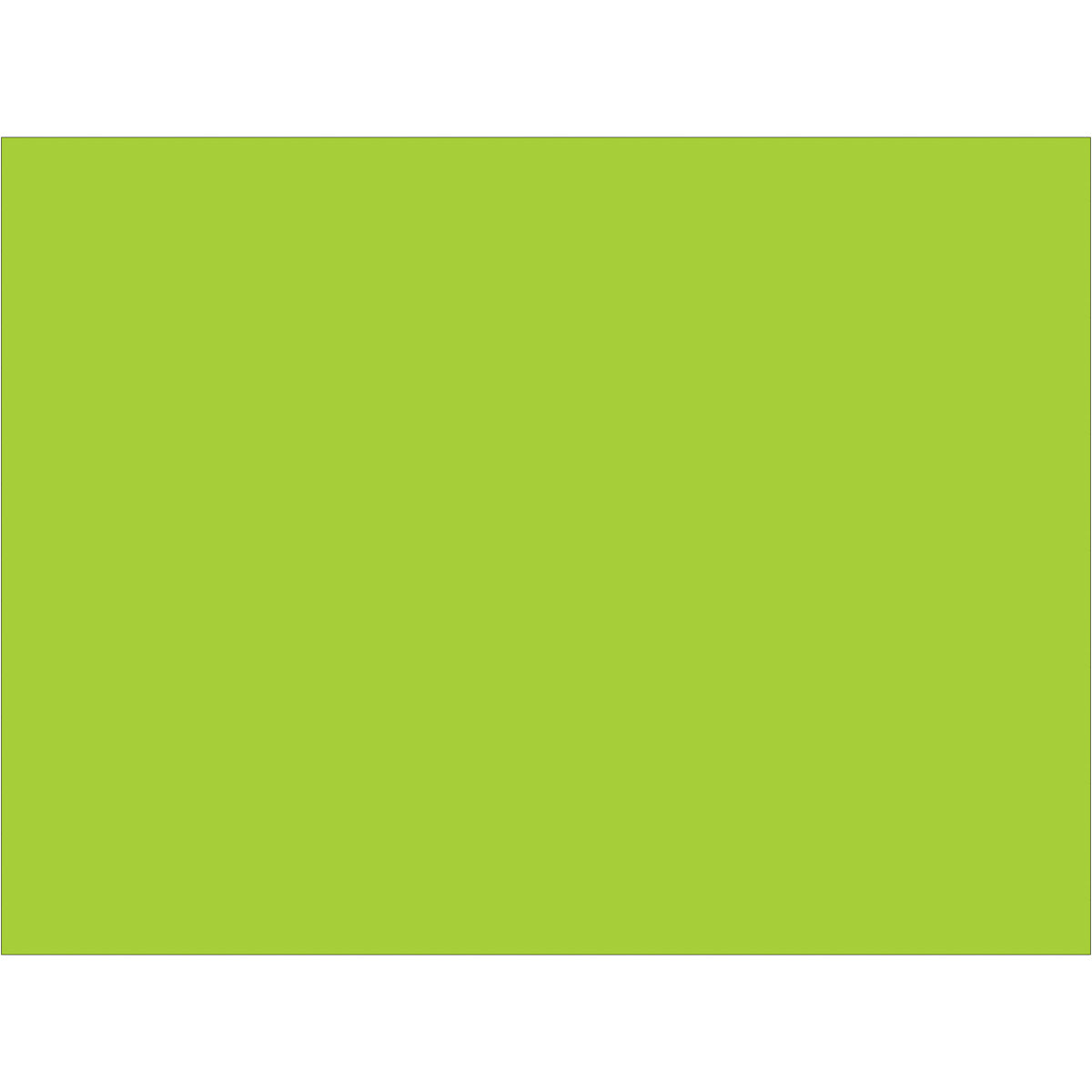 500-Piece Roll of 3 x 4 Fluorescent Green Rectangular Inventory Identification Labels